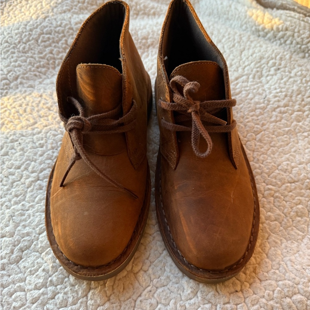 Brown Women's Clark's bootie Shoes - Picture 4 of 4